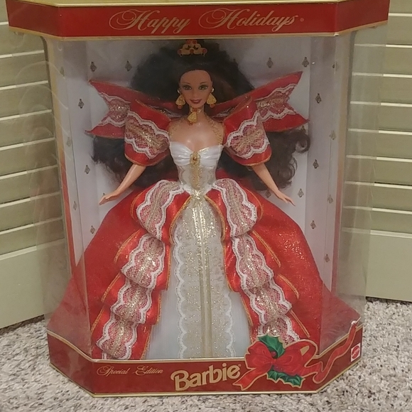 1997 10th Anniversary Holiday Barbie - Picture 1 of 4